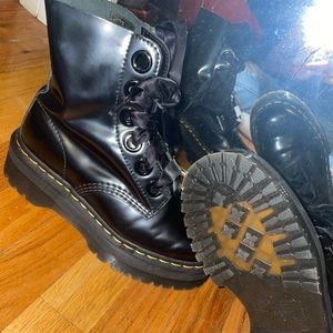 Dr marten, molly platform, doc marten, boots, combat boot